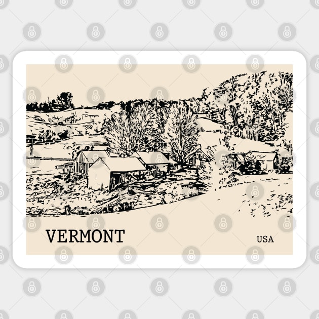 Vermont USA Sticker by Lakeric